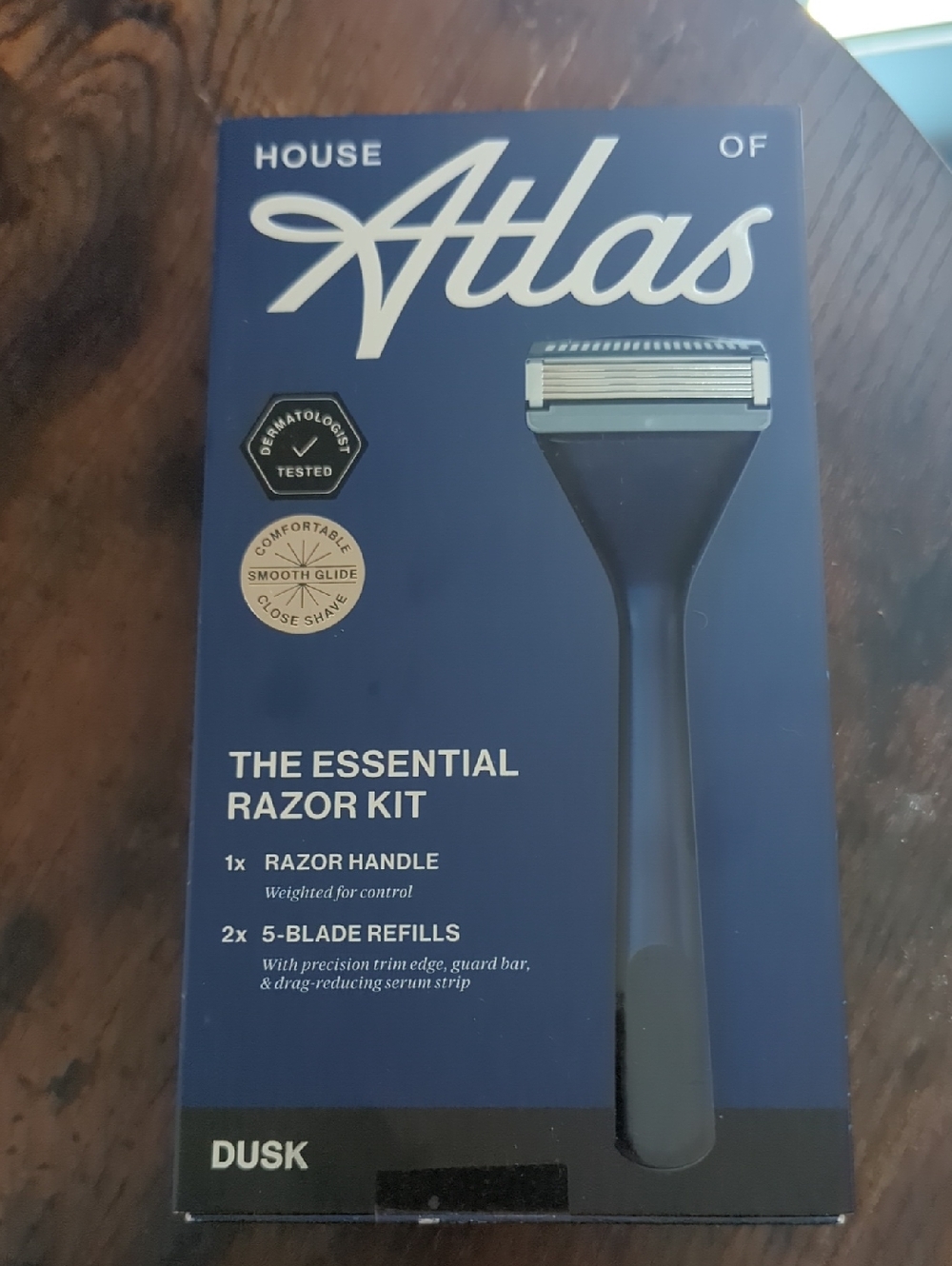 House of Atlas Men’s Razor Kit - Dusk (Blue)